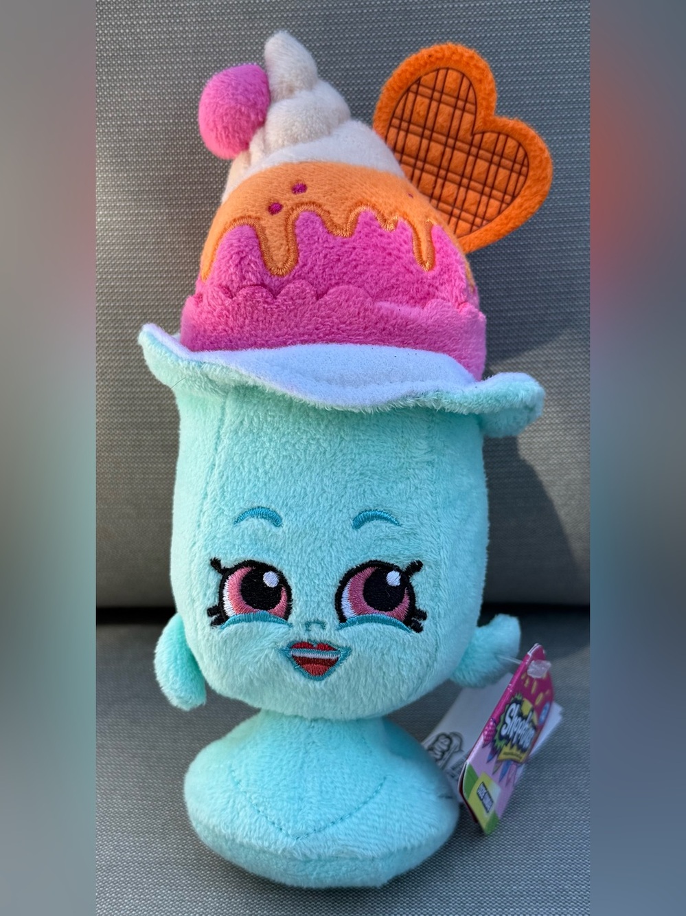 Shopkins Suzie Sundae Ice Cream Plush Stuffed Animal Toy Season 3